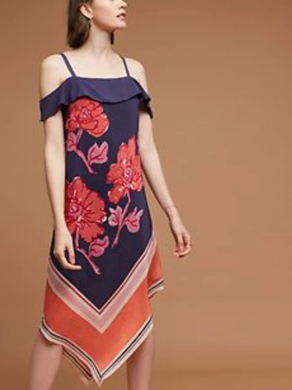 Anthropologie Tilda silk scarf dress by Moulinette Soeurs SMALL